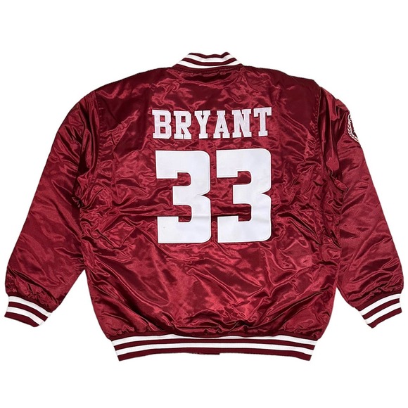 Kobe Bryant Men's Headgear Classics Lower Merion High School Satin Jacket - Picture 2 of 6